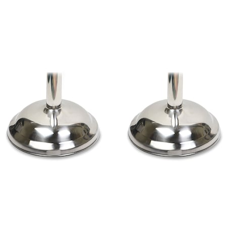 Tatco Bell-Shaped Bases, 12" Diameter, 2/BX, Stainless Steel 2PK TCO11001